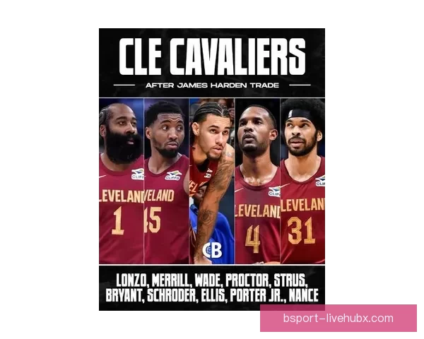 哈登计划与骑士签2年7500万合同并招募詹姆斯加盟球队